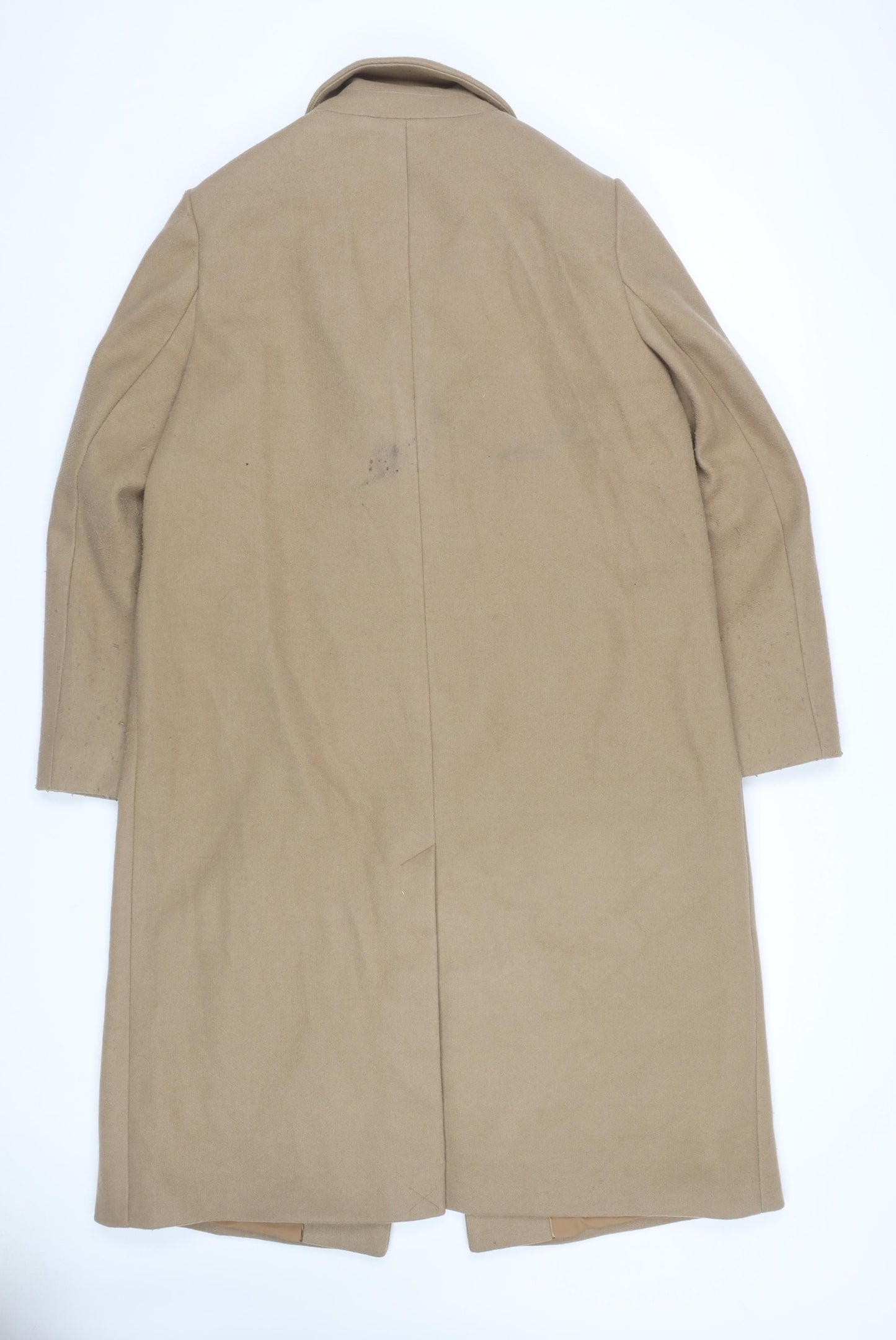 Womens UK Size 16 Marks and Spencer Beige Overcoat