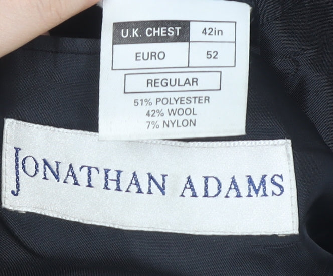 Mens UK Size 42 Jonathan Adams Regular Grey Suit Jacket