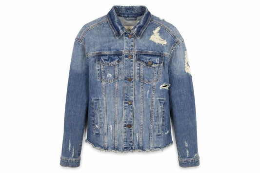 Womens UK Size XS Hollister Blue Denim Jacket