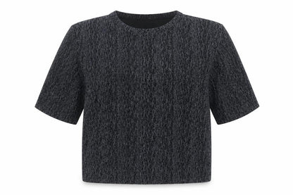 Womens UK Size 2 MNG Black Basic Blouse