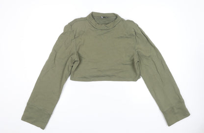 Noughts & Kisses Green Women's Cropped Top