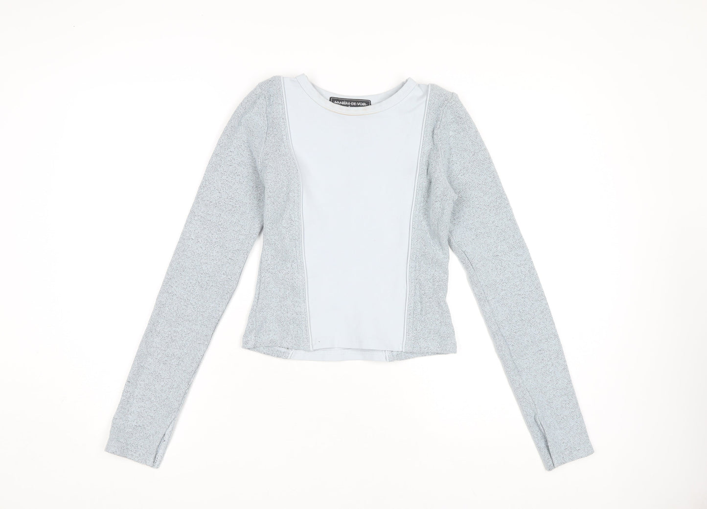 Manière De Voir Women's Grey Long Sleeve Top