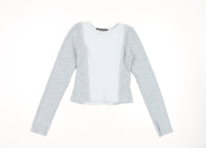 Manière De Voir Women's Grey Long Sleeve Top