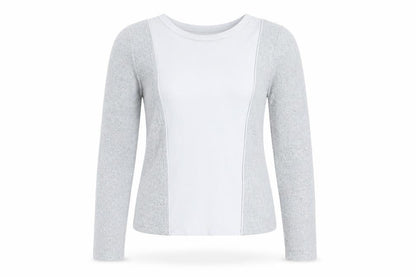 Manière De Voir Women's Grey Long Sleeve Top