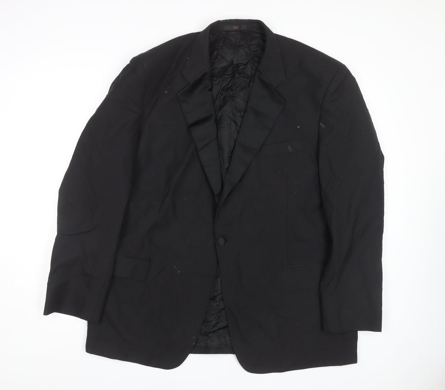 Mens UK Size 46 Horne Brothers Regular Black Suit Tuxedo
