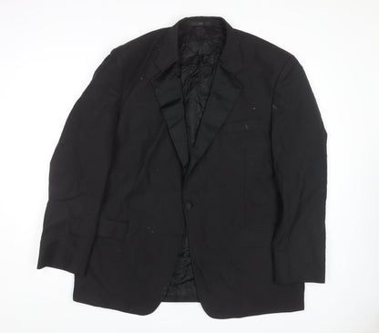 Mens UK Size 46 Horne Brothers Regular Black Suit Tuxedo