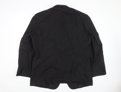 Mens UK Size 46 Horne Brothers Regular Black Suit Tuxedo