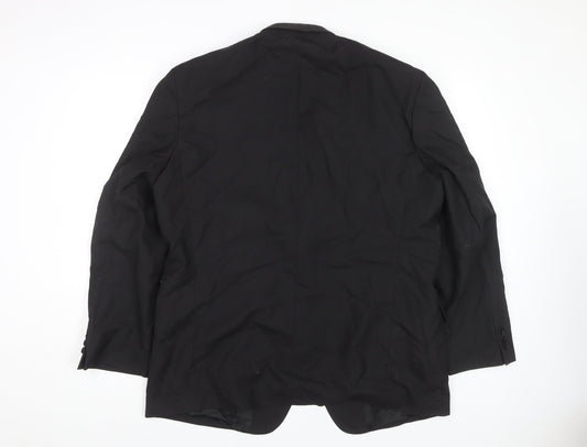 Mens UK Size 46 Horne Brothers Regular Black Suit Tuxedo