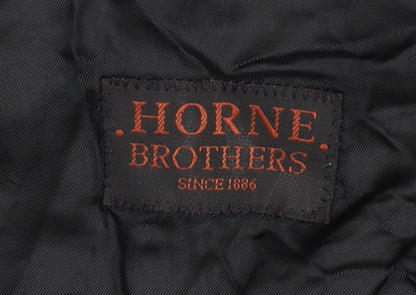 Mens UK Size 46 Horne Brothers Regular Black Suit Tuxedo