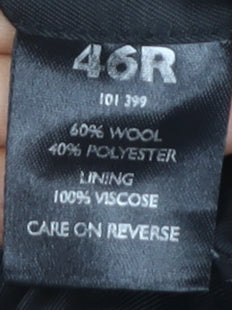 Mens UK Size 46 Horne Brothers Regular Black Suit Tuxedo