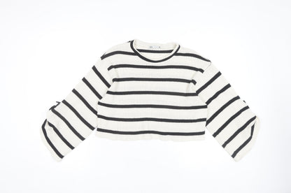 Womens UK Size 10 Zara Black Pullover Jumper