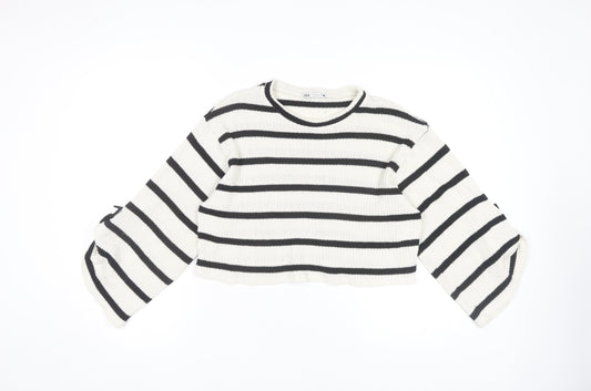 Womens UK Size 10 Zara Black Pullover Jumper