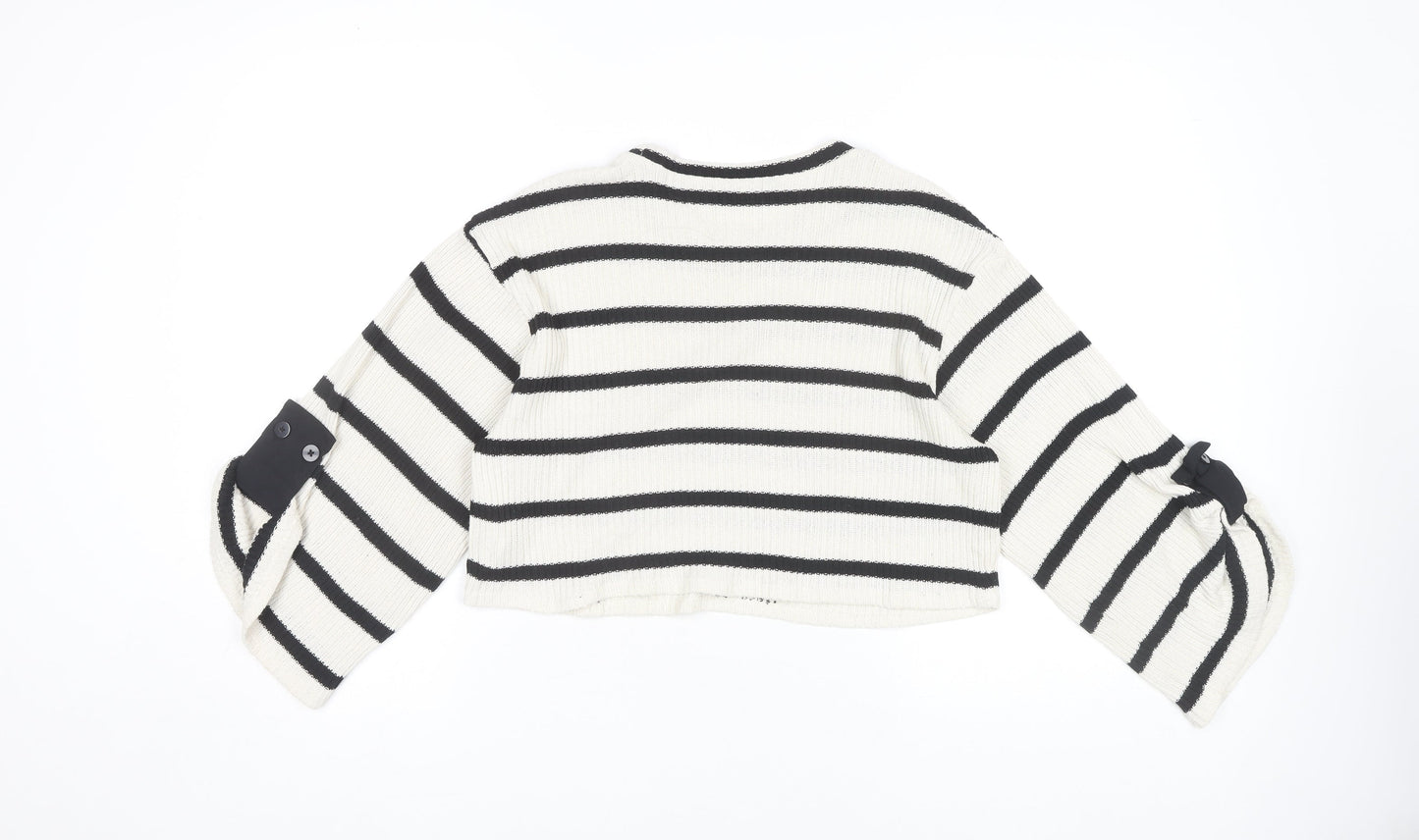 Womens UK Size 10 Zara Black Pullover Jumper