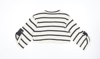 Womens UK Size 10 Zara Black Pullover Jumper