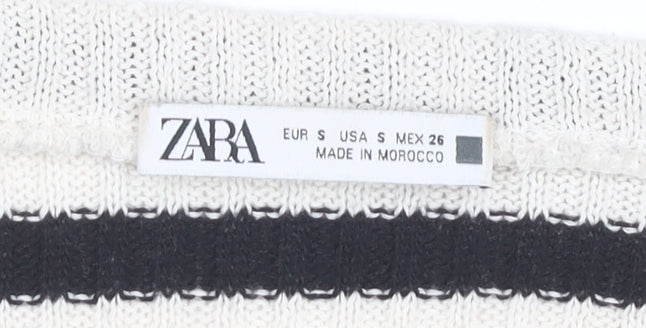 Womens UK Size 10 Zara Black Pullover Jumper