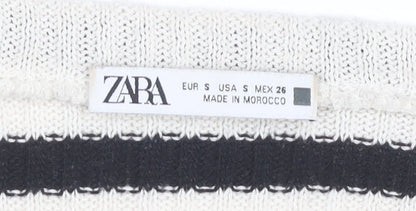 Womens UK Size 10 Zara Black Pullover Jumper