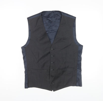 Mens UK Size 38 Hammond & Co Regular Grey Suit Waistcoat