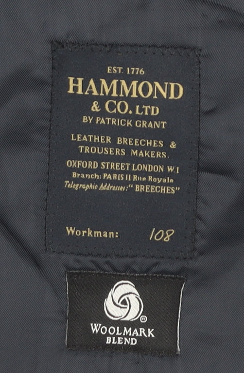 Mens UK Size 38 Hammond & Co Regular Grey Suit Waistcoat