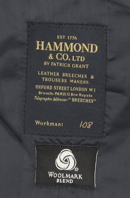 Mens UK Size 38 Hammond & Co Regular Grey Suit Waistcoat