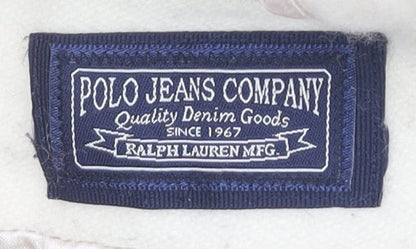 Polo Jeans Women's Ivory Wool Pea Coat XL