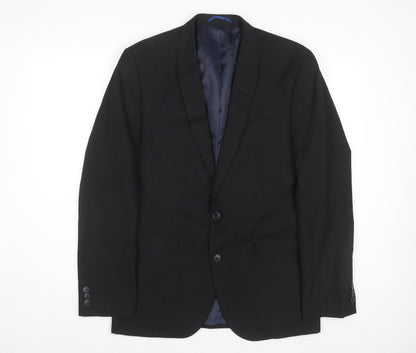 Mens UK Size 40 NEXT Regular Black Suit Jacket