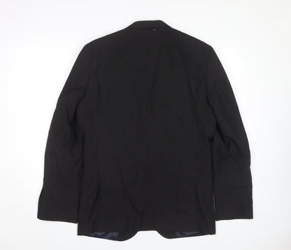 Mens UK Size 40 NEXT Regular Black Suit Jacket