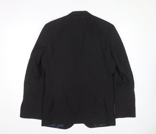 Mens UK Size 40 NEXT Regular Black Suit Jacket