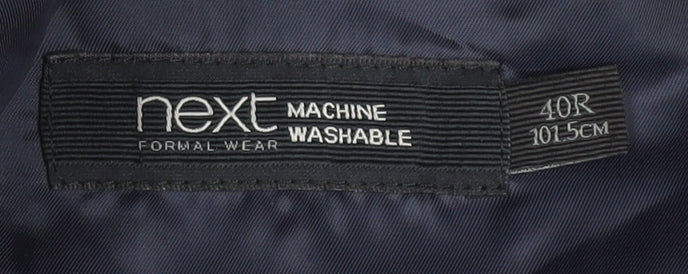 Mens UK Size 40 NEXT Regular Black Suit Jacket