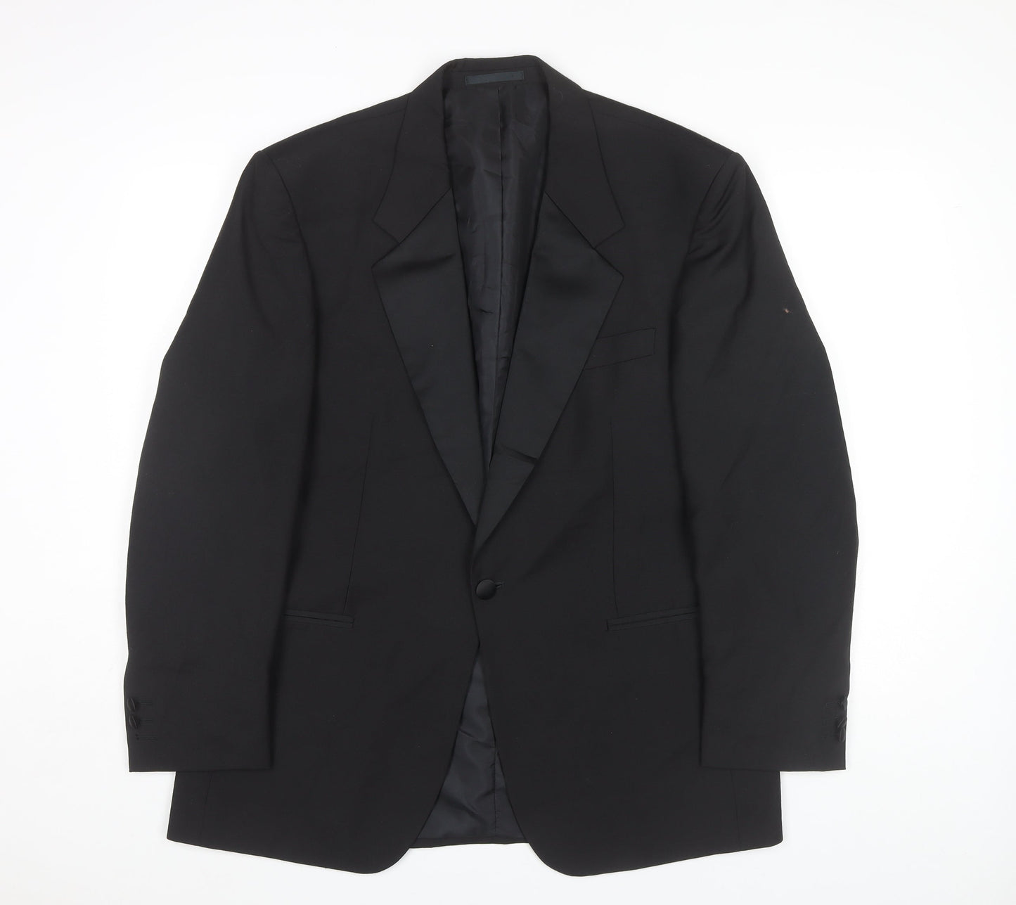 Premiere Collection Men's Black Tuxedo Blazer, Size 40, Formal Jacket
