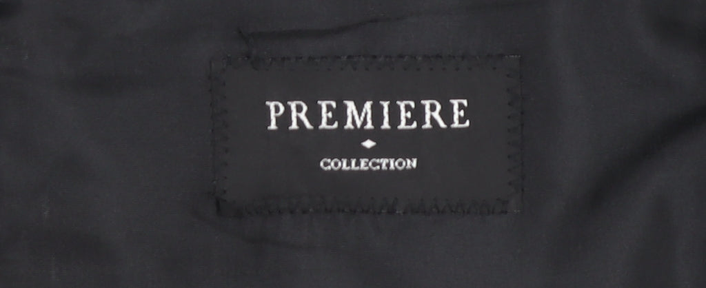 Premiere Collection Men's Black Tuxedo Blazer, Size 40, Formal Jacket