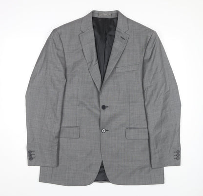 Mens UK Size 40 Karl Jackson Regular Grey Suit Jacket