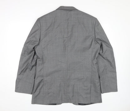 Mens UK Size 40 Karl Jackson Regular Grey Suit Jacket