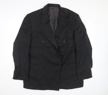 Mens UK Size 42 Burton Regular Black Suit Jacket