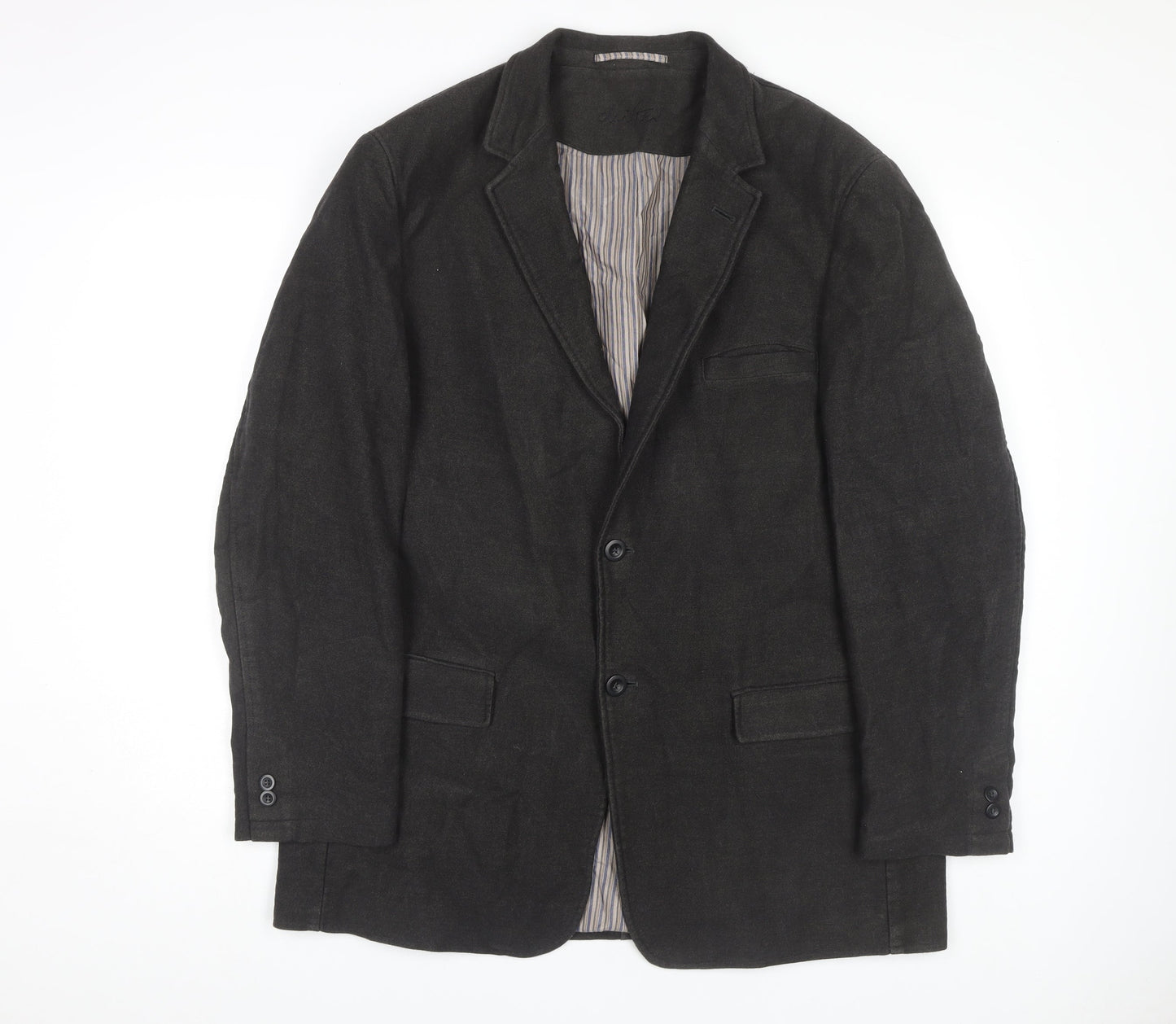 Mens UK Size 46 Daniel Grahame Regular Black Suit Jacket