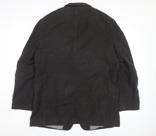 Mens UK Size 46 Daniel Grahame Regular Black Suit Jacket