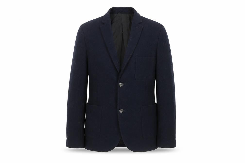 Mens UK Size 40 Topman Regular Blue Suit Jacket