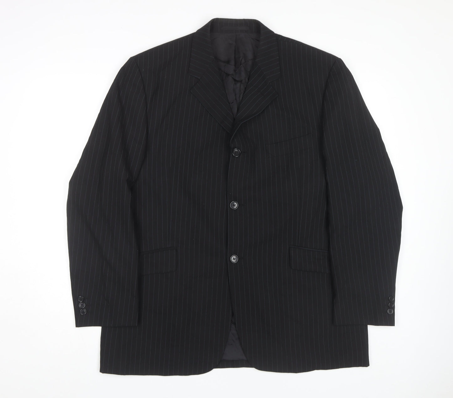 Mens UK Size 42 Burton Regular Black Suit Jacket
