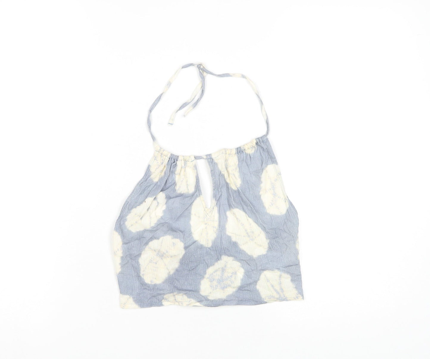 Womens UK Size M Pull&Bear Blue Camisole Tank