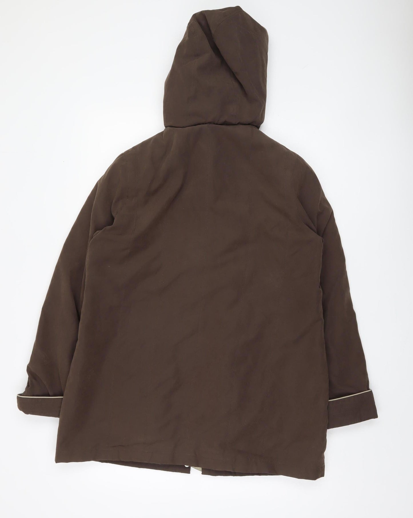 Womens UK Size S Bonmarché Brown Anorak Coat