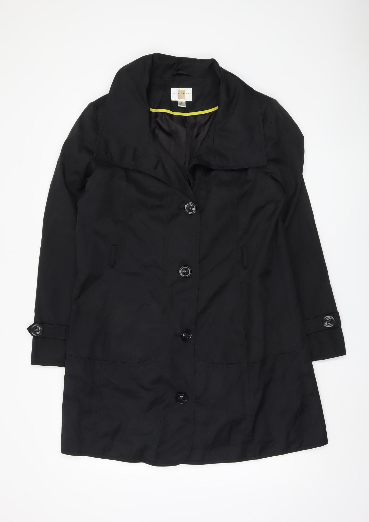 Womens UK Size L Gallery Black Basic Jacket