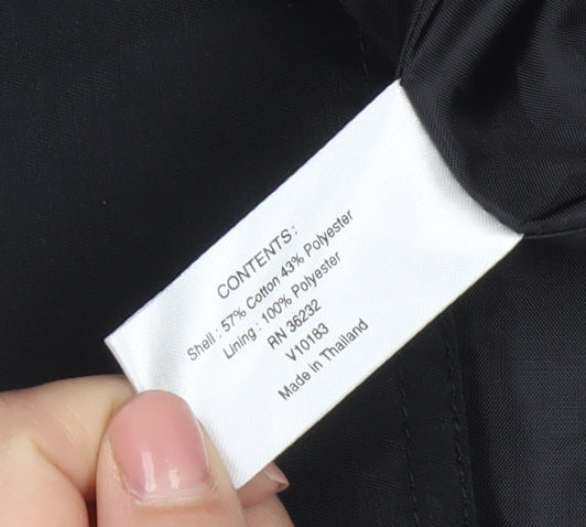 Womens UK Size L Gallery Black Basic Jacket