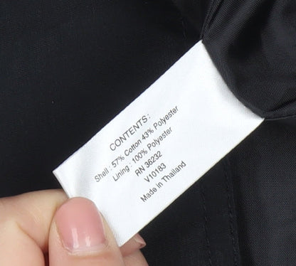 Womens UK Size L Gallery Black Basic Jacket