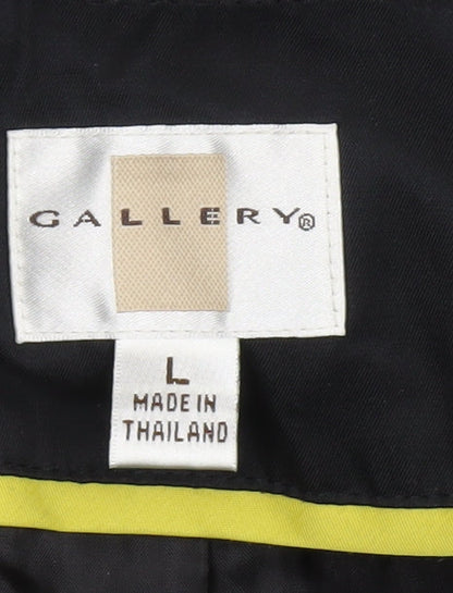 Womens UK Size L Gallery Black Basic Jacket