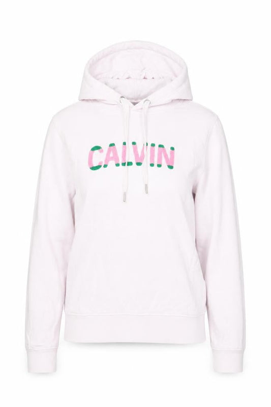 Womens UK Size XS Calvin Klein Jeans Pink Pullover Hoodie