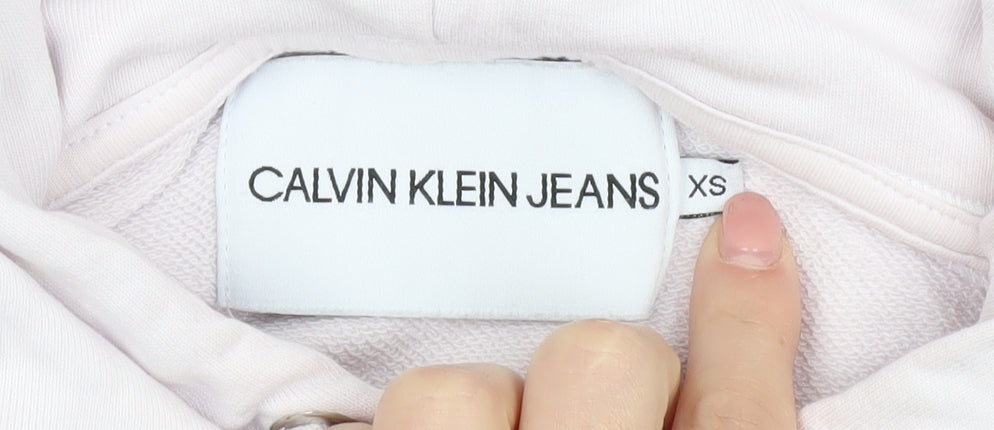 Calvin Klein Jeans Women's Pink XS Hoodie