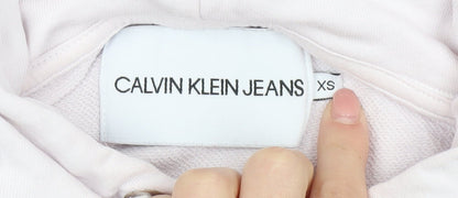 Calvin Klein Jeans Women's Pink XS Hoodie