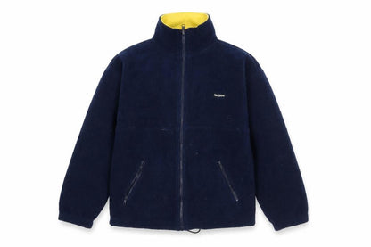 Front view of Peter Storm boys’ blue fleece jacket 11 years