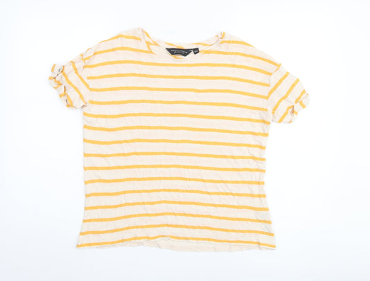 Dorothy Perkins Women's Multicoloured Striped Top Size 12