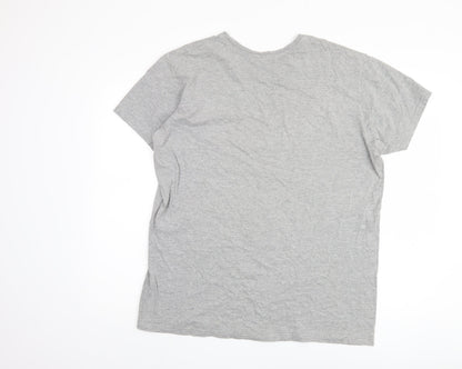 B&C Collection Men’s Grey XL Crew Neck T-Shirt