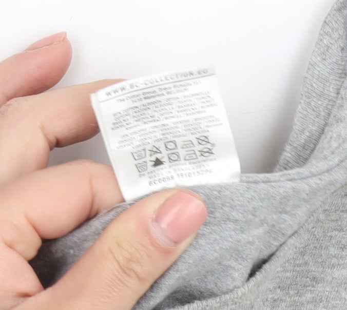 B&C Collection Men’s Grey XL Crew Neck T-Shirt